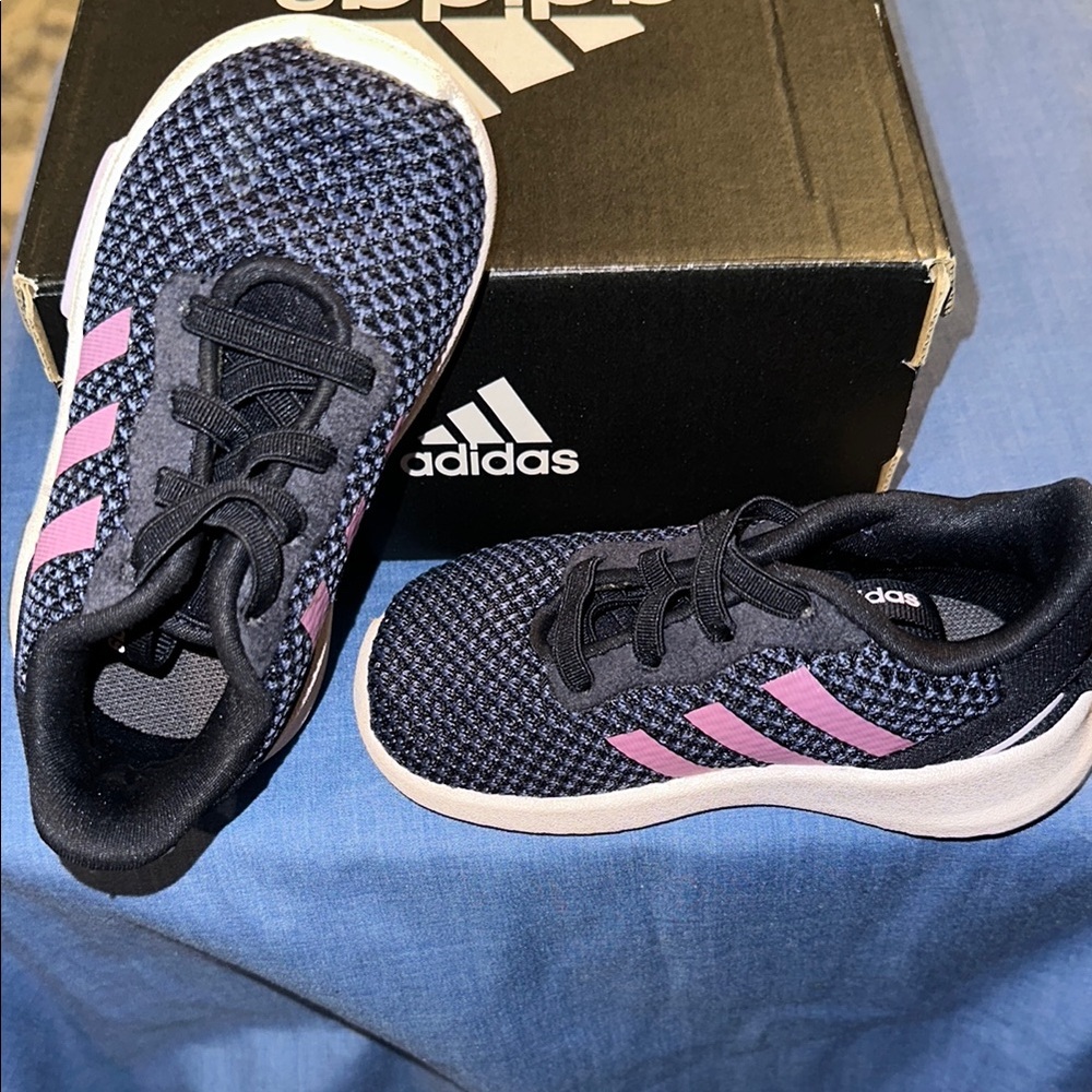 Adidas Pink and Blue Sneakers Lightweight Mesh